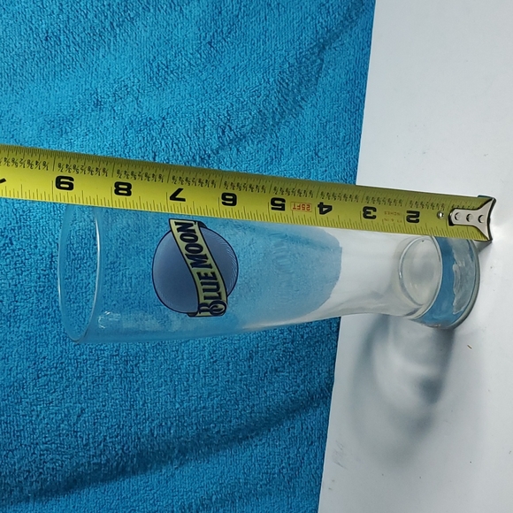 Blue Moon Beer Brewery Large Pilsner Drinking Beer Glass - Picture 5 of 5